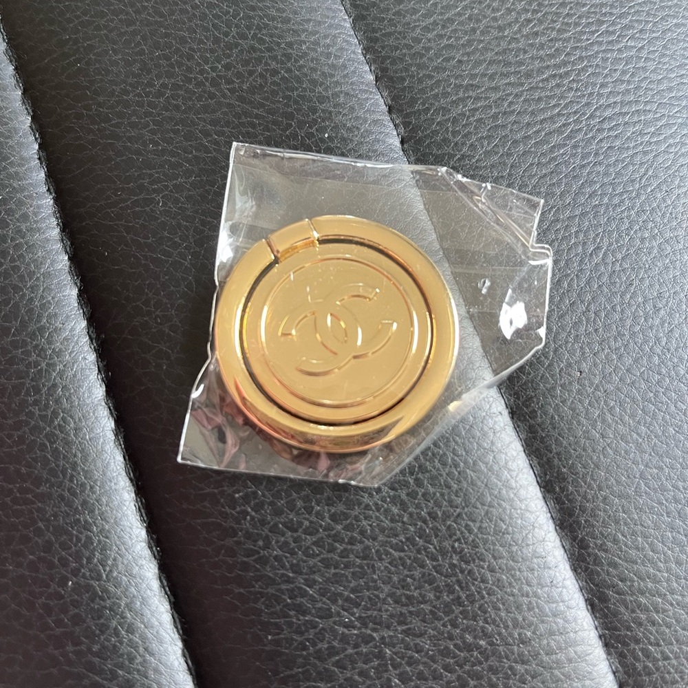 Chanel Gold Smart Phone Ring